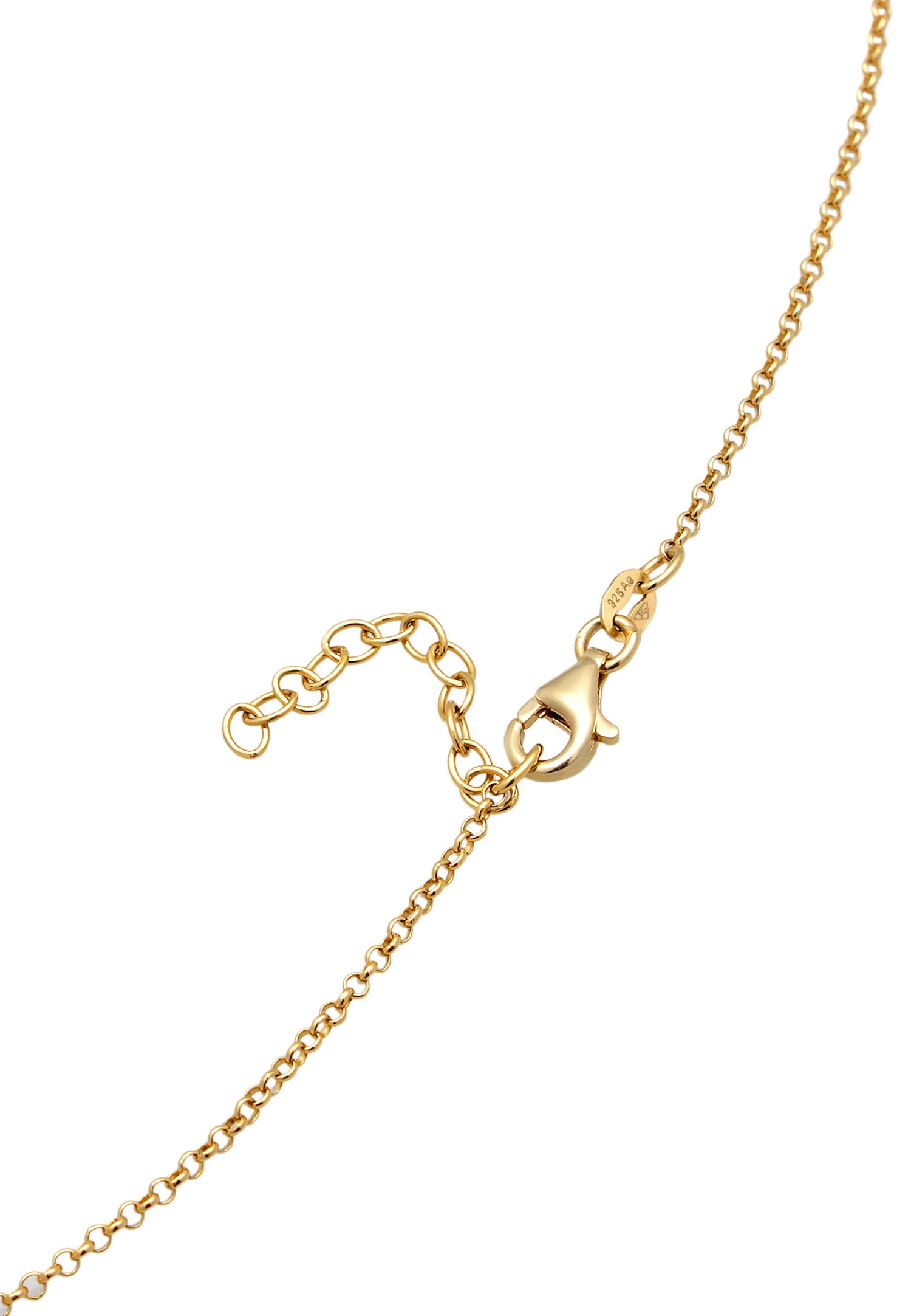 Elli Femmes Couches coquillage Pendentif avec Perles de culture d'eau douce en Argent Sterling 925 Plaqué Or