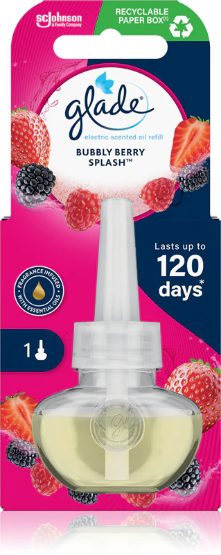 GLADE Bubbly Berry Splash elektrische diffuser navulling