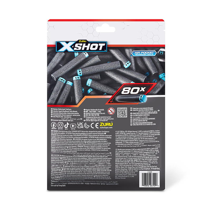 X-Shot-tikka 80-pakkaus, X-shot
