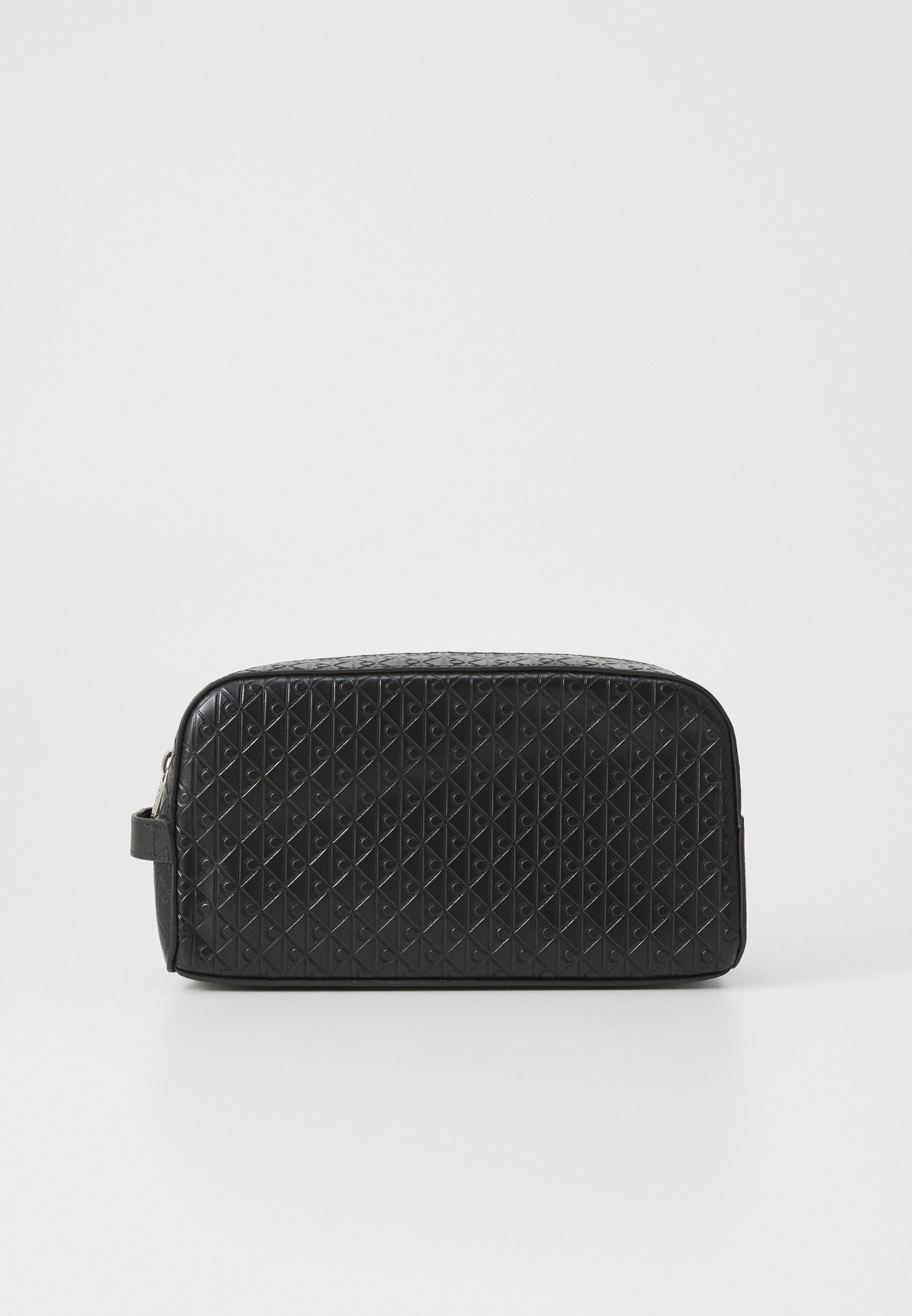 Borsa da toilette Calvin Klein con logo in rilievo - nera