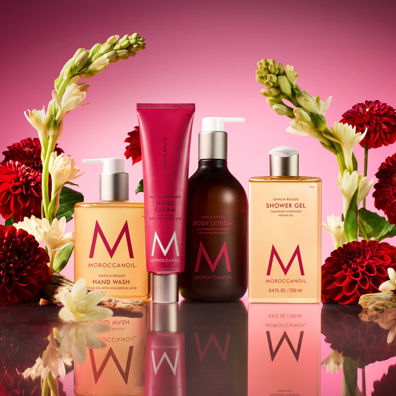 Sabonete líquido para mãos Moroccanoil Body Dahlia Rouge