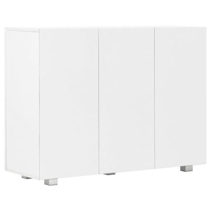 vidaXL Hoogglans wit buffetkast 107x35x80,5 cm 283718