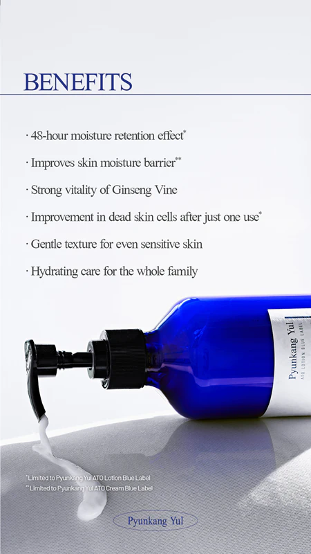Pyunkang Yul ATO Blue Label Creme Calmante para Pele Seca e Irritada
