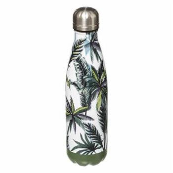 BUTELKA TERMICZNA Iso Tropic Palmy zielona 500ml stalowa