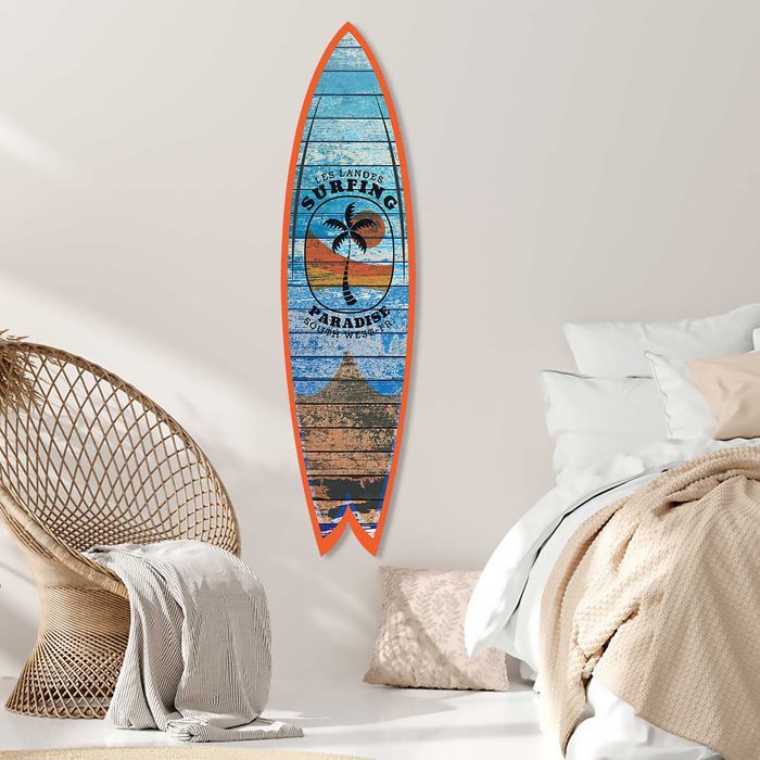 Decorative surfboard from the moors