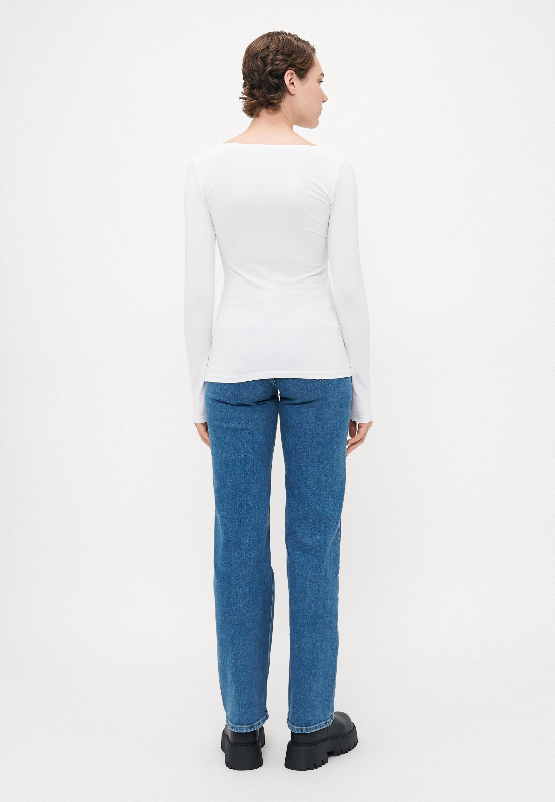 Anna Field Tall 2 PACK - Pitkähihainen paita - musta/valkoinen