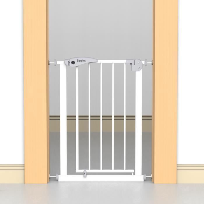 Baninni Barrière à Sécurité Mimi Blanc - 58 cm à 67 cm