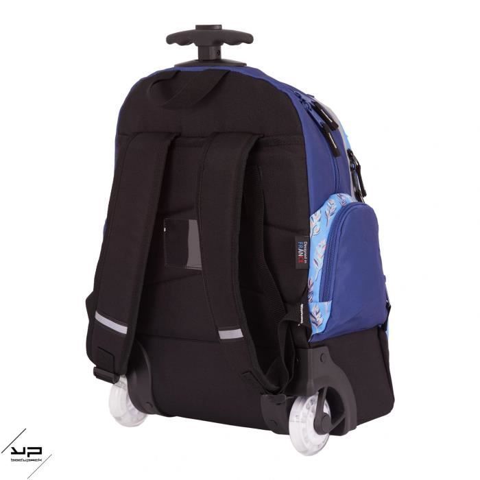 Wheeled backpack - BODYPACK - Leisure - Recycled fabric - Primary - Blue
