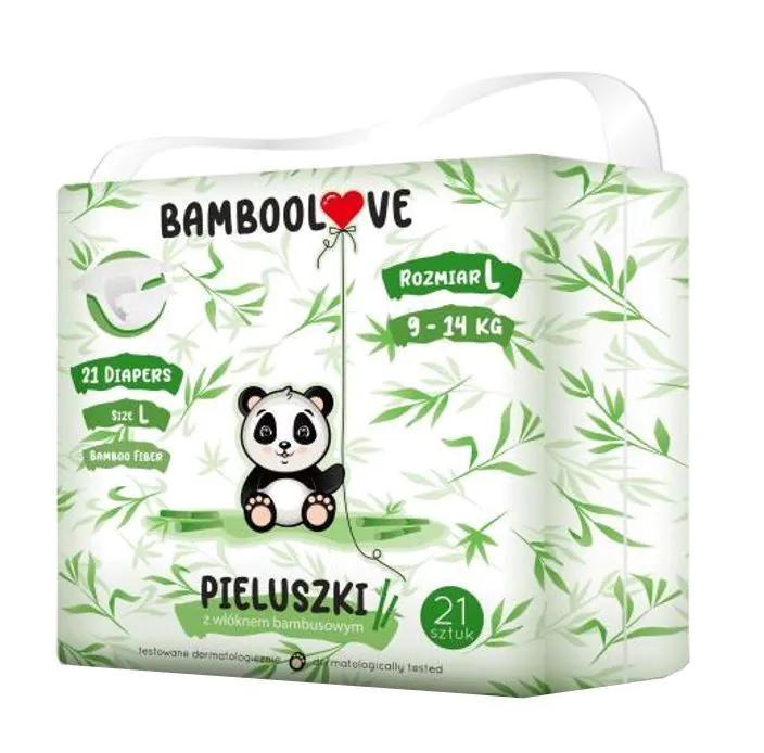 Bamboolove Pieluszki Jednorazowe Rozm. L