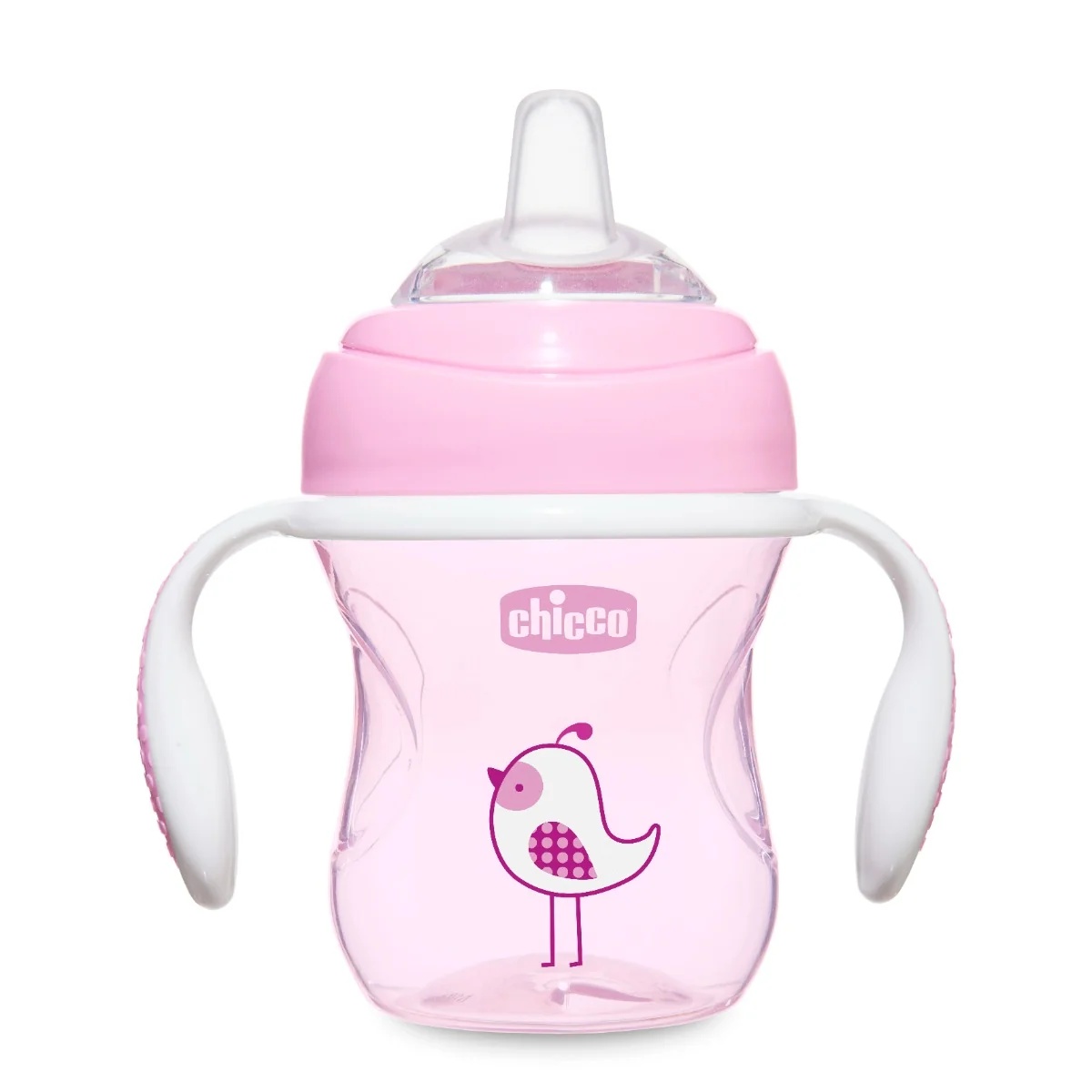 CHICCO Copo de transição Chicco rosa 4 meses