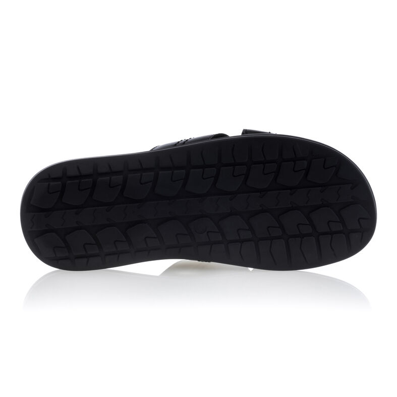  Svarta sandaler / skor med öppen tå för män