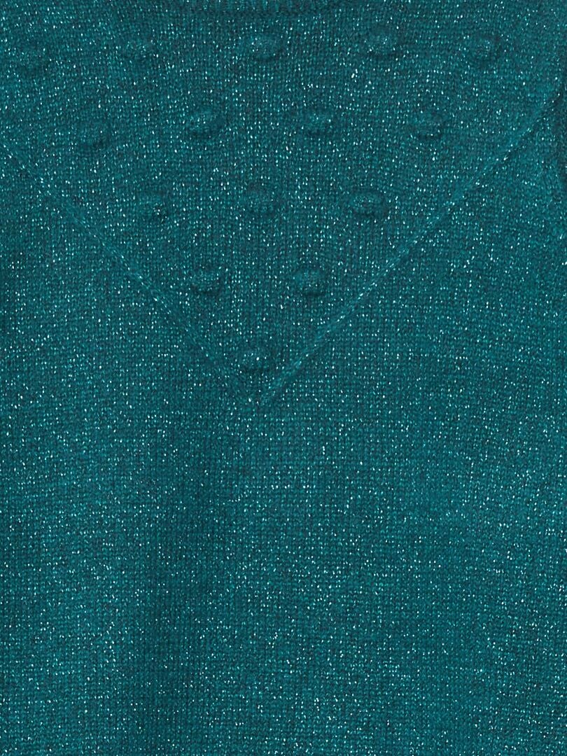 Jersey de punto iridiscente - VERDE