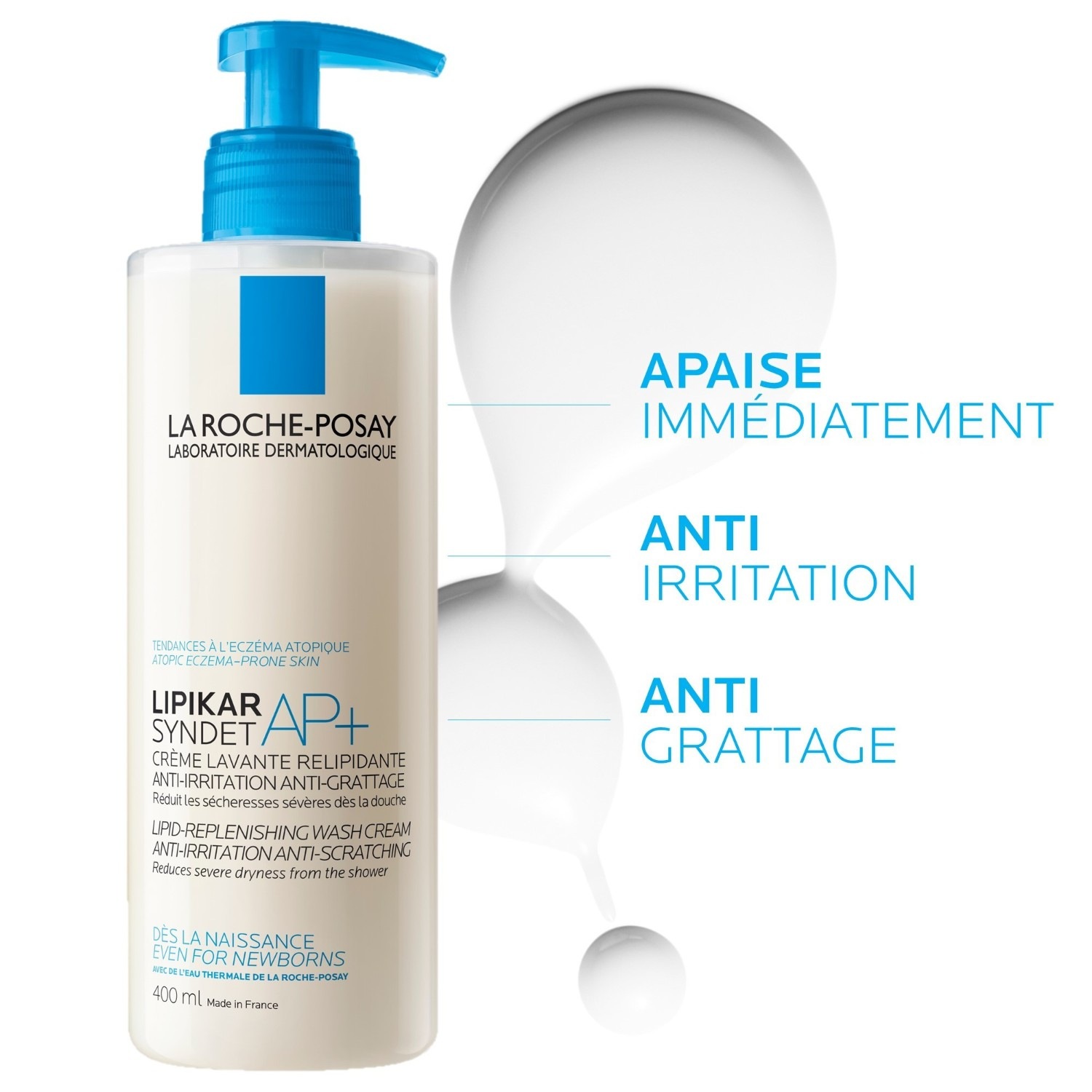 La Roche-Posay Lipikar Syndet AP+ Crème lavante relipidante 200ml