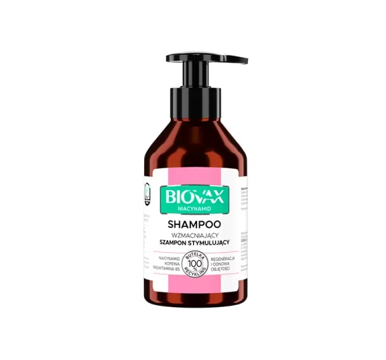 Biovax Niacynamid wzmacniający szampon stymulujący do włosów 200 ml