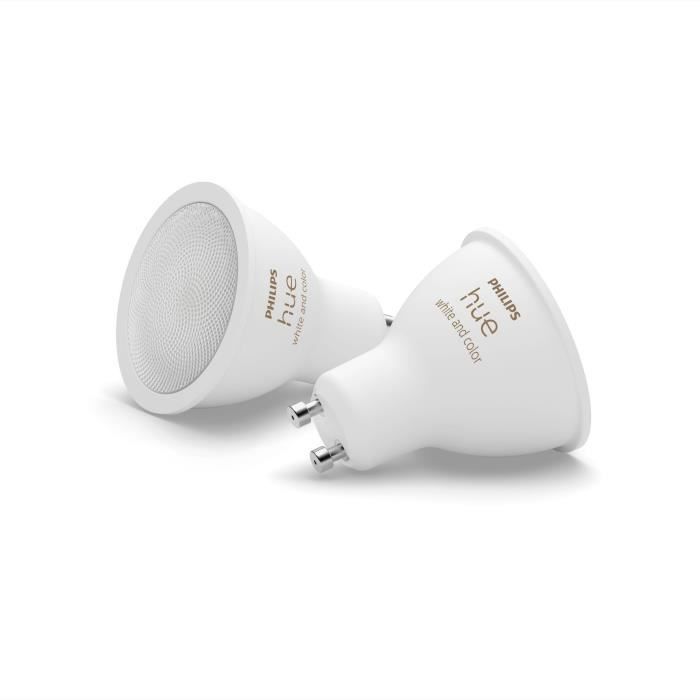 PHILIPS slimme LED-lampen met instelbare helderheid en een breed scala aan kleuren.