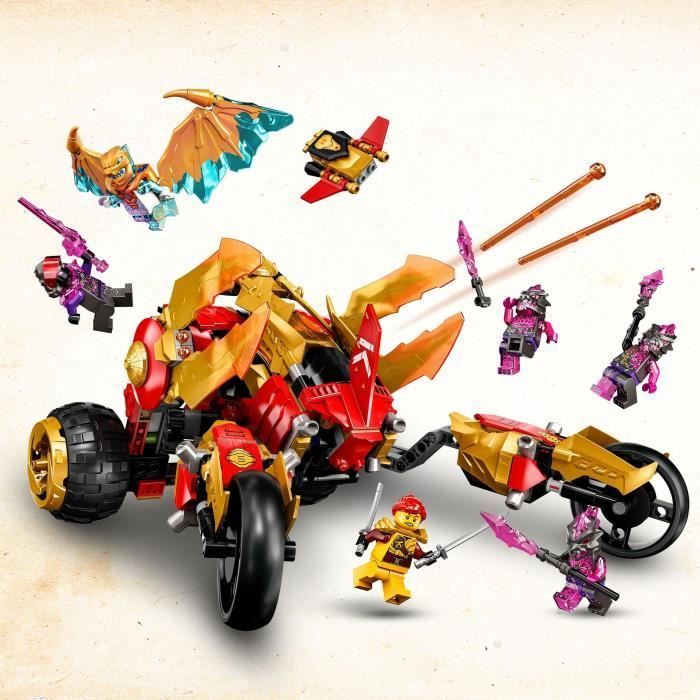 LEGO® NINJAGO 71773 Kais goldener Drachen-Geländewagen, Kinderauto-Spielzeug