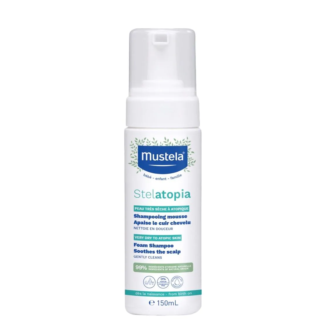Mustela Bebe Stelatopia szampon w piance