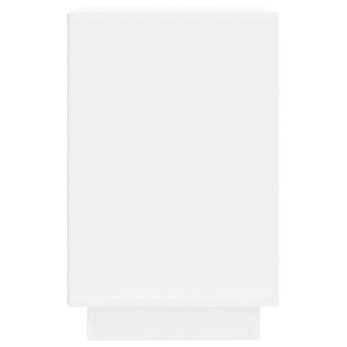 Cassettiera/credenza contemporanea, bianca, 102x35x55 cm, in legno composito LL0000200735