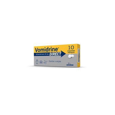Vomidrine  Vomidrine Direct Comprimidos Enjoos      10 comprimidos sublinguais 10 comprimidos sublinguais