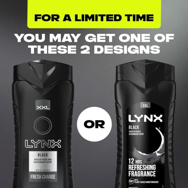 Bagnoschiuma Lynx Nero 500ml | Uomo | Superdrug