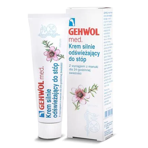Gehwol Fussdeo-Creme, Krem silnie odświeżający do stóp