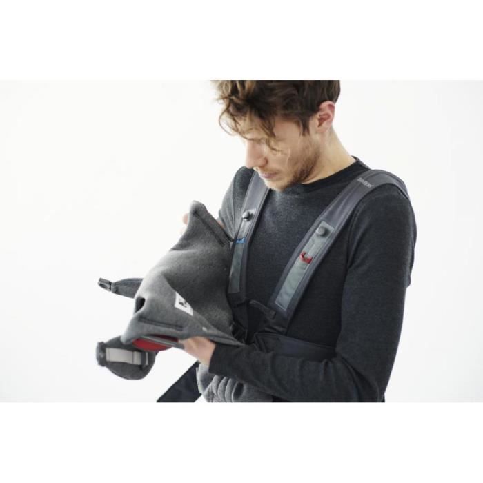 Porte-bébé Mini - BABYBJÖRN - Gris clair - Ergonomique - Mixte