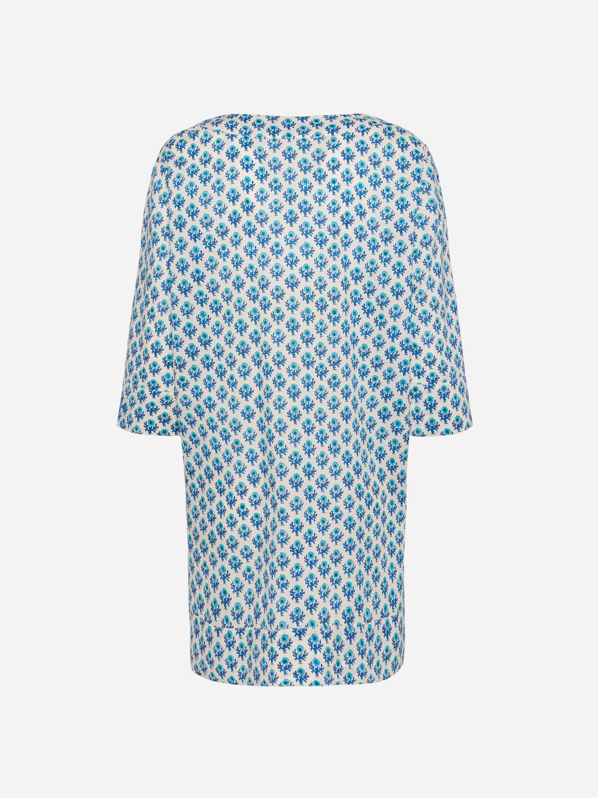 Macha katoenen tuniekjurk met bloemenprint