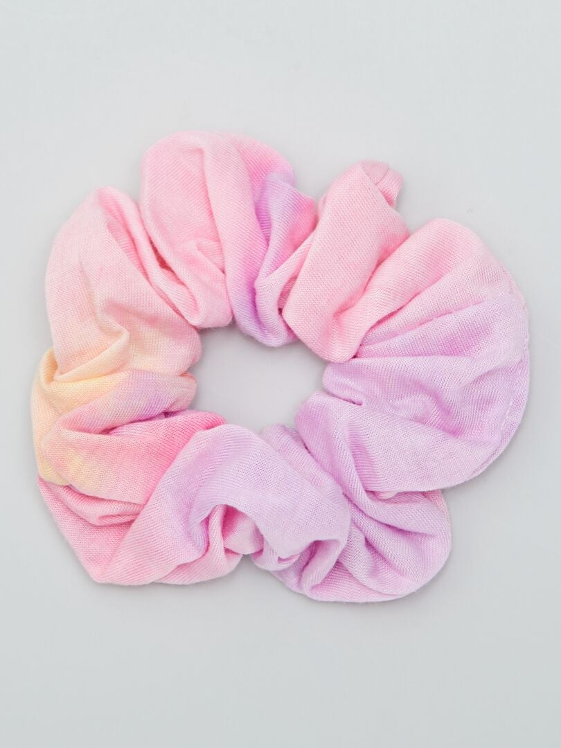 Elástico de cabelo tie-dye - ROSA