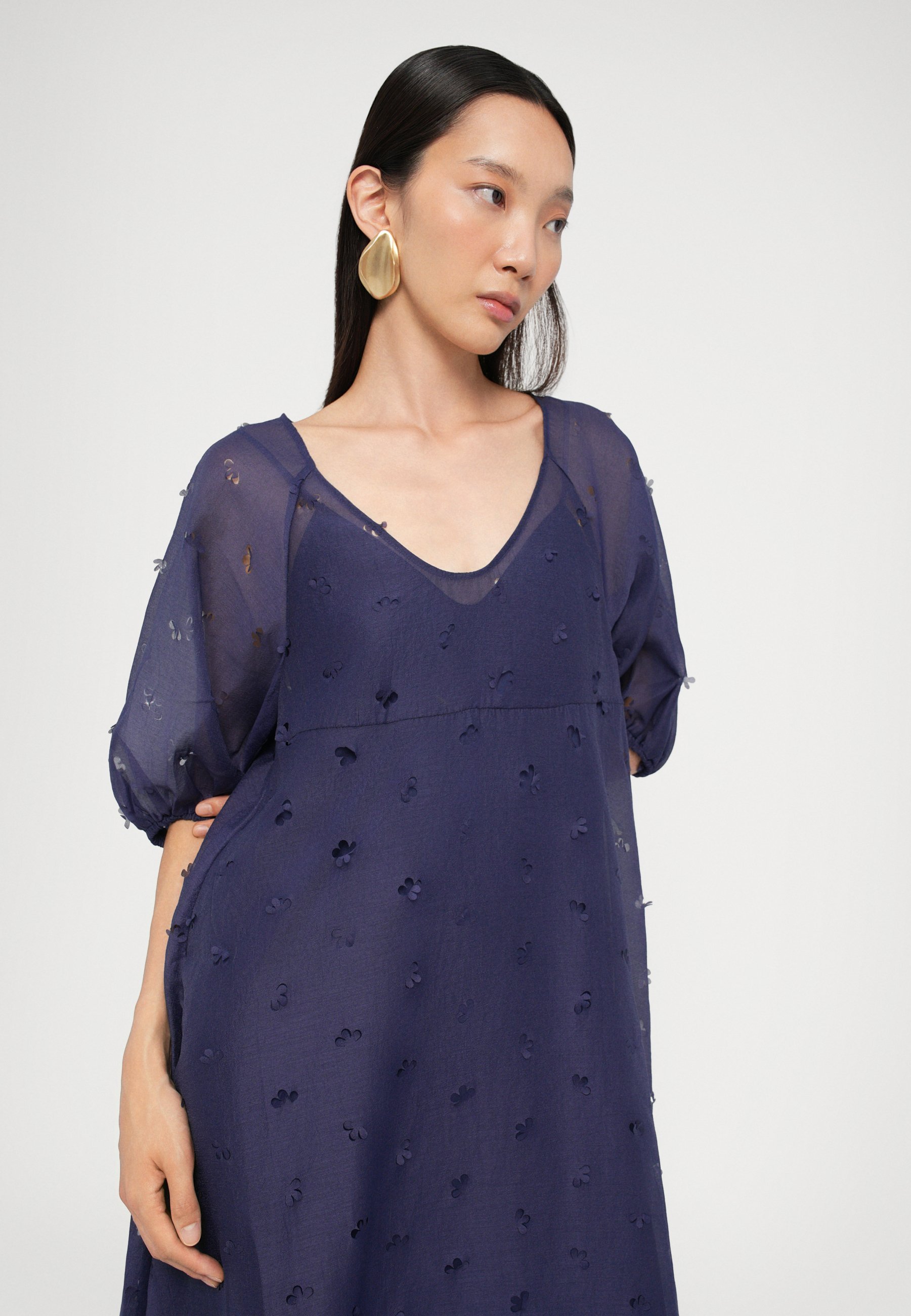 Vestido Stine Goya Day - azul escuro