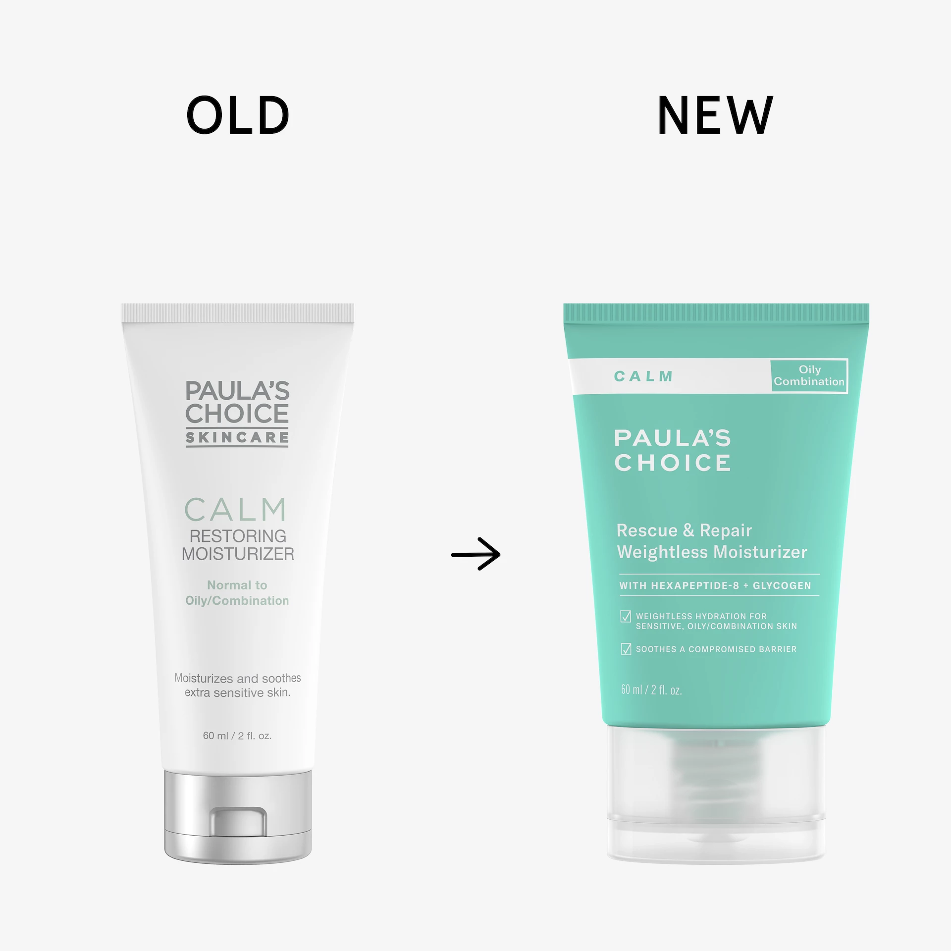 „Calm Rescue & Repair“ nesvarus drėkiklis 60 ml – Paula's Choice