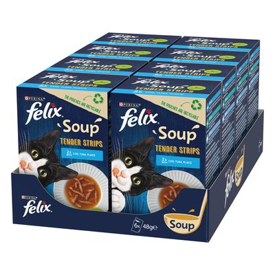 Soupe Felix, sachet économique de 48 lanières de poulet panées de 48 g