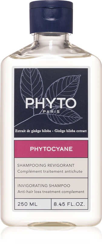 Phyto Phytocyane uzmundrinošais šampūns pret matu izkrišanu, aktivizējošs šampūns