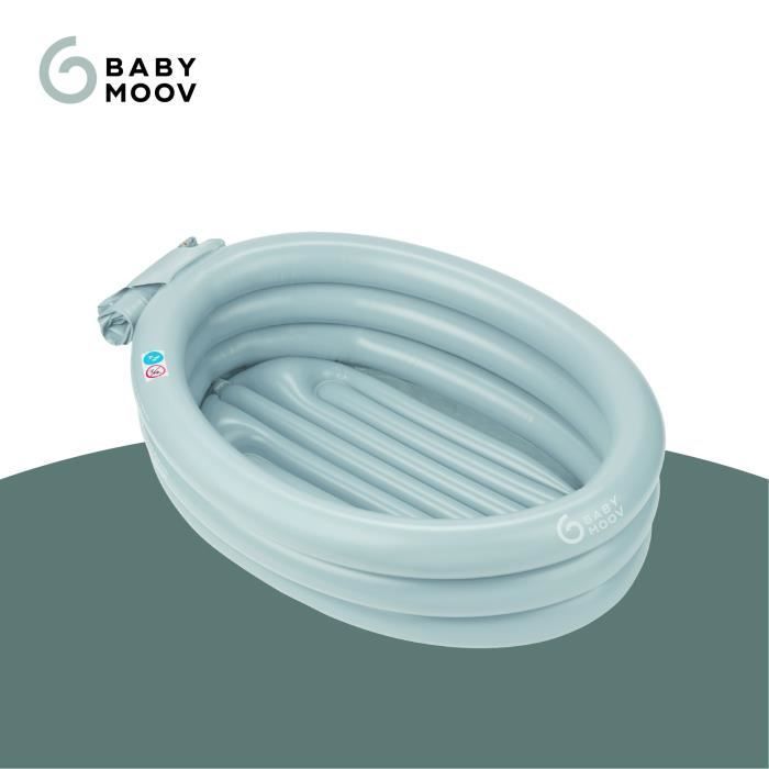 Babymoov Baignoire Gonflable de voyage, Évolutive en Piscine pour enfant, Réducteur Amovible, De 0 à 12 mois, Aqua Dots