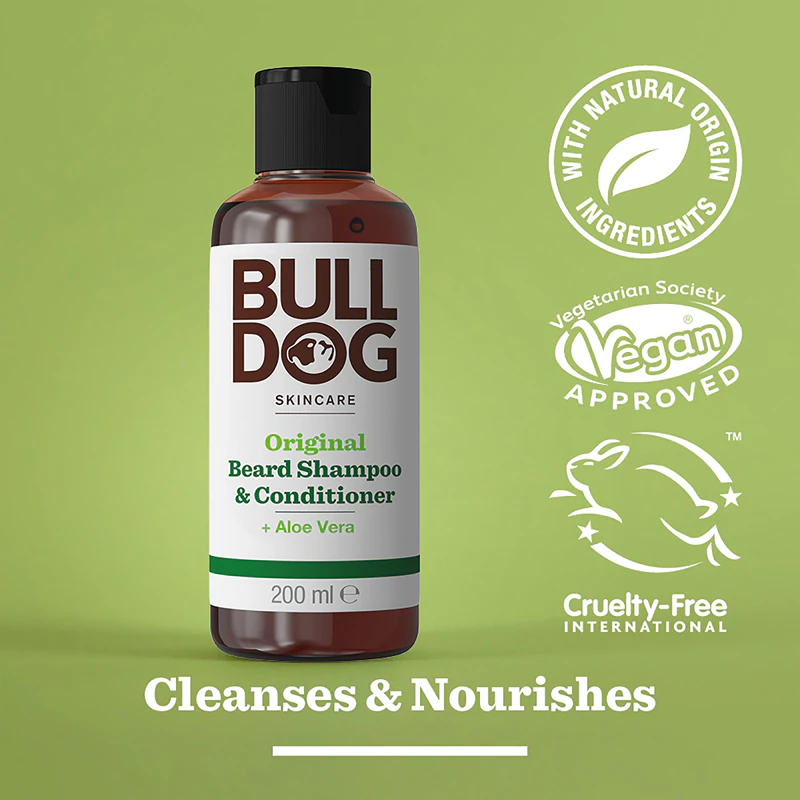 Bulldog Original Baardshampoo en -conditioner