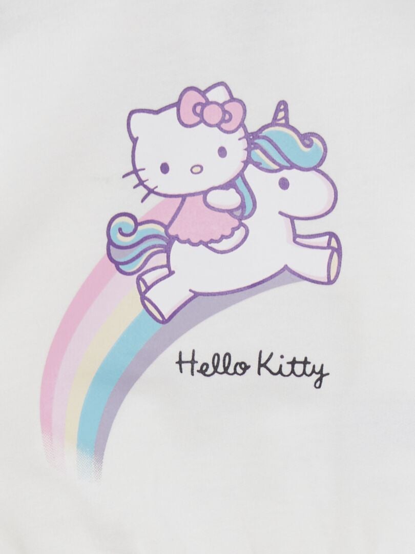 Moletom 'Hello Kitty' - BRANCO