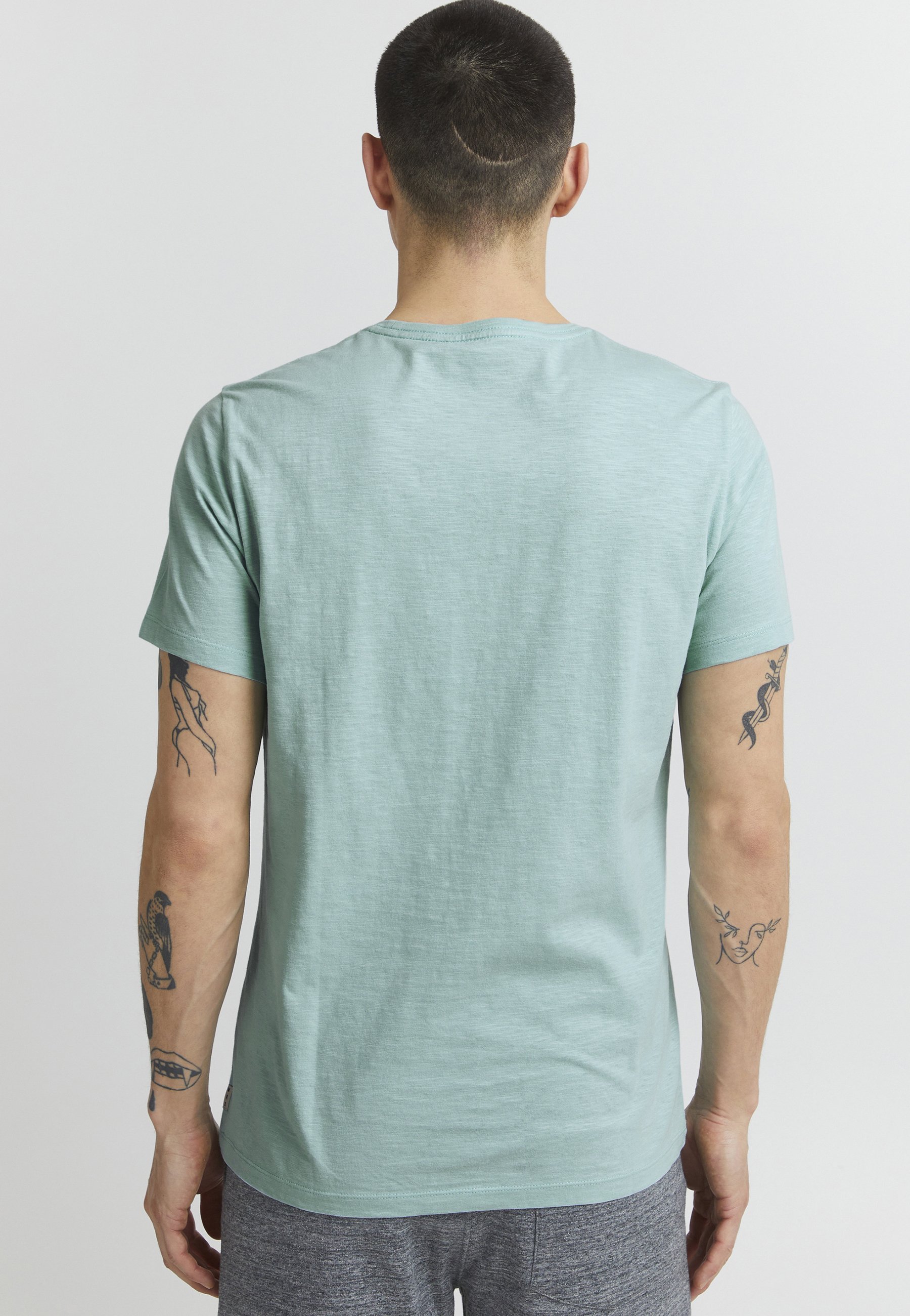 Blend BHTROP - Bedrucktes T-Shirt - Kanalblau