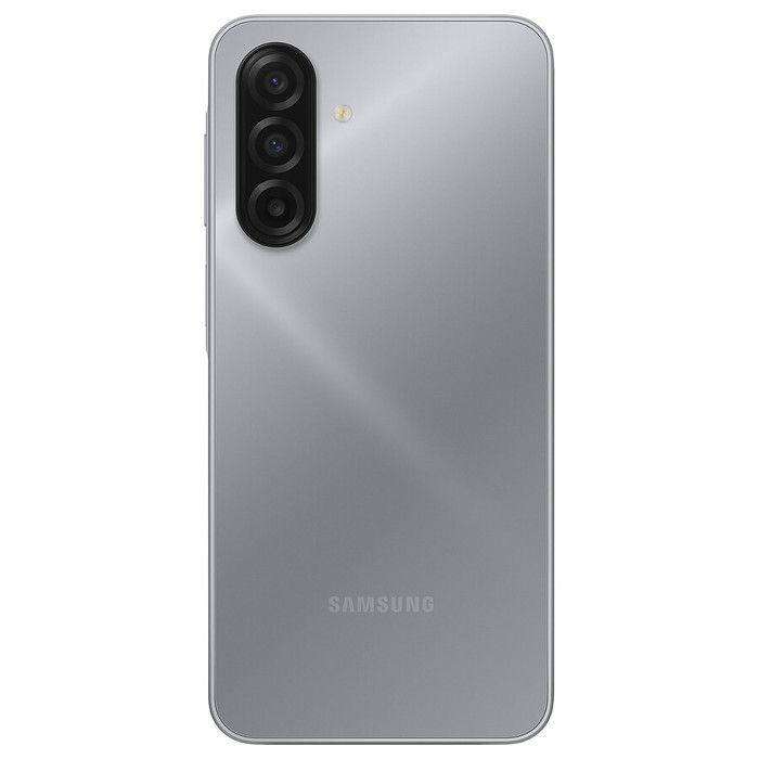Samsung Galaxy A17 5G-smartphone, Android 15, 8 GB RAM, 256 GB opslag, grijs, 5000 mAh batterij.