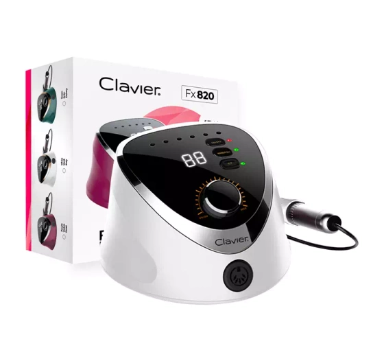 Clavier FX820 super mocna frezarka do paznokci 65W Biała
