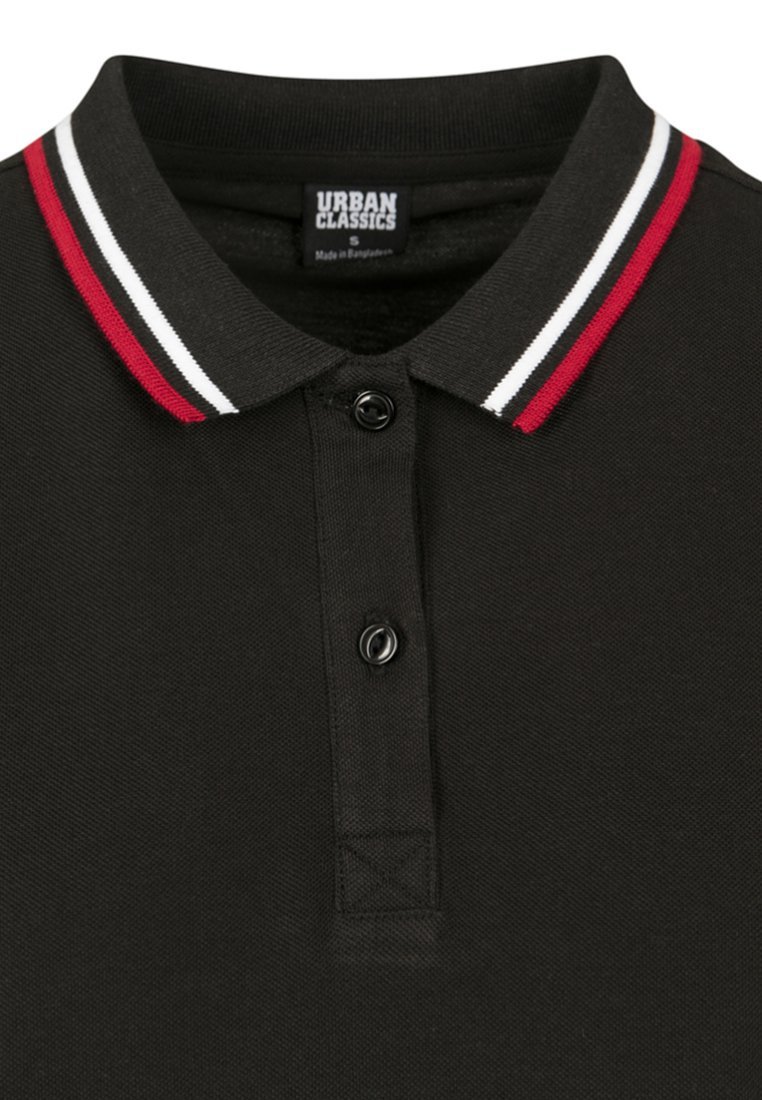 Urban Classics ŽENSKA POLO OBLEKA - Dnevna obleka - črna