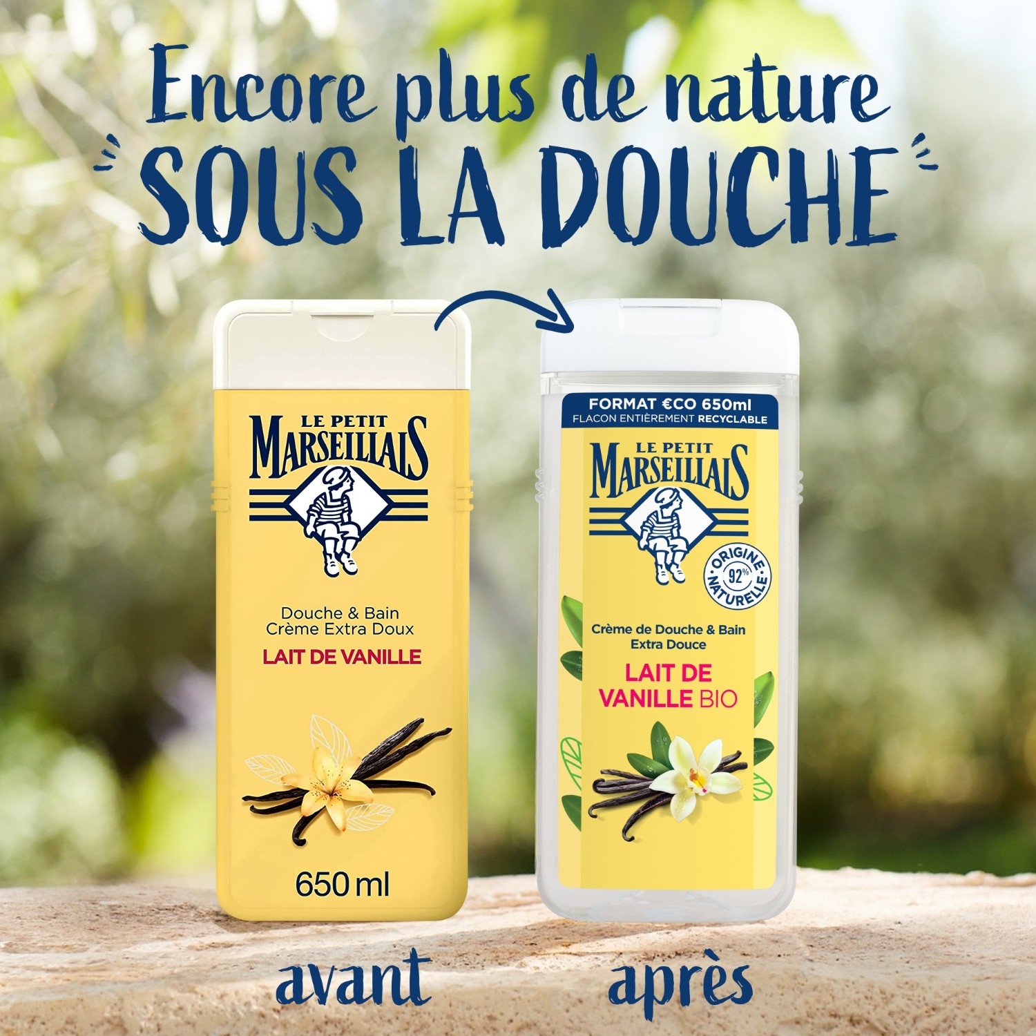 Le Petit Marseillais DOUCHE EXTRA DOUXLAIT DE VANILLE BIO