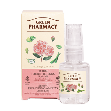 Sérum proti roztřepeným konečkům Green Pharmacy tekutý hedvábný krém 30 ml 30 ml