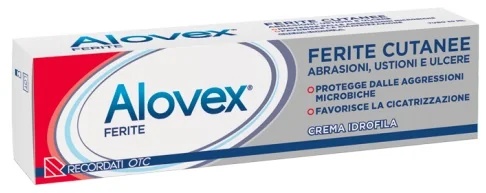 ALOVEX Creme hidrofílico Alovex para feridas, escoriações, queimaduras e úlceras 30 ml