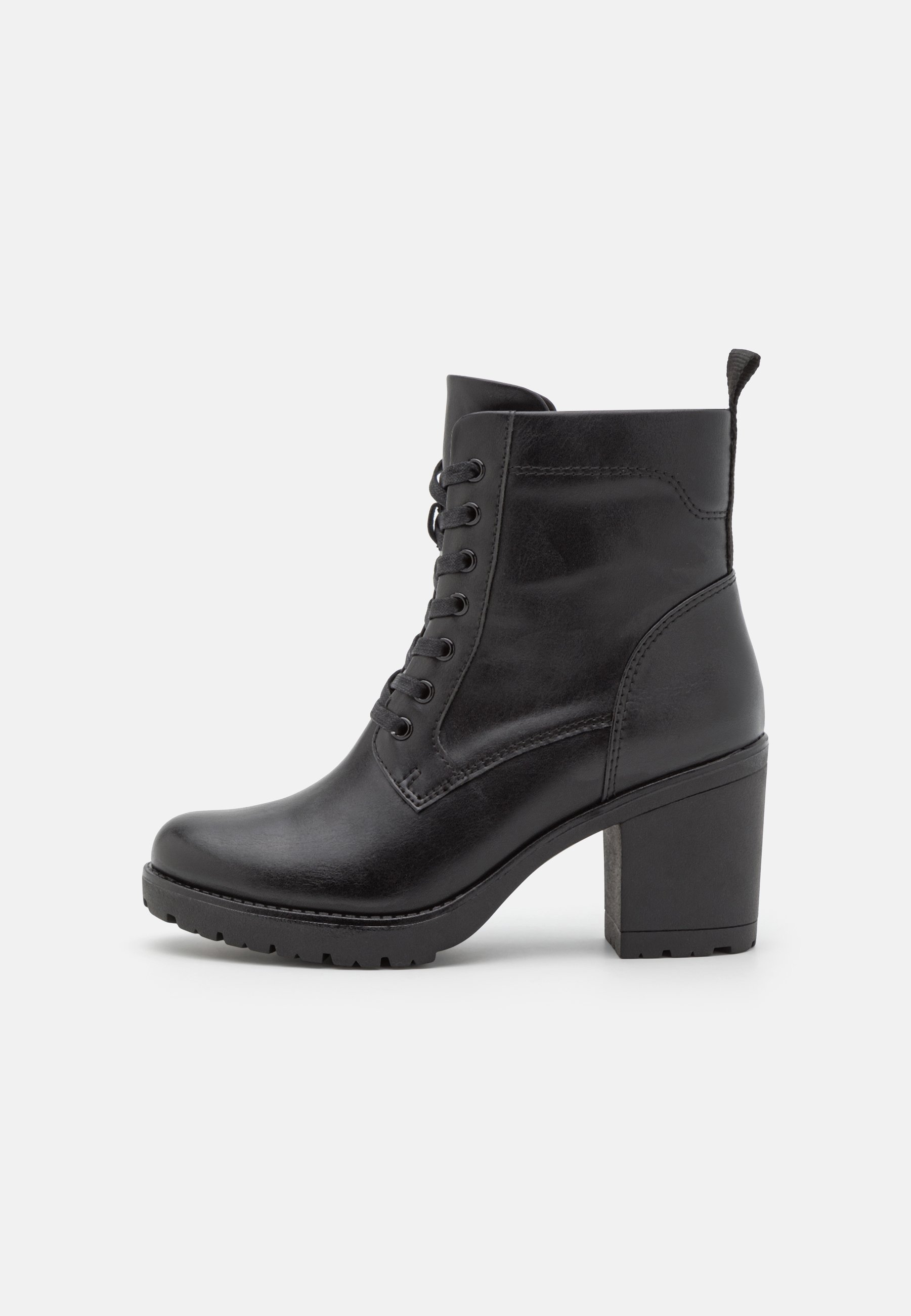 Ψηλοτάκουνα μποτάκια Marco Tozzi - μαύρα