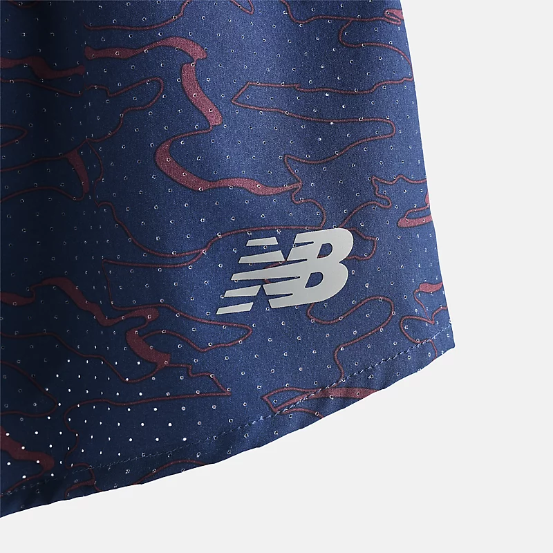 Dames RC-shorts met 7,6 cm print - MARINEBLAUW MEERDERE KLEUREN