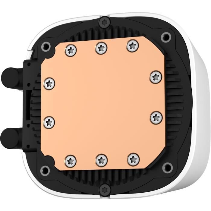 DEEPCOOL - LE720 - AIO waterkoeling - 120 mm ventilatoren - Witte ARGB-verlichting - Compatibel met Intel/AMD - Wit