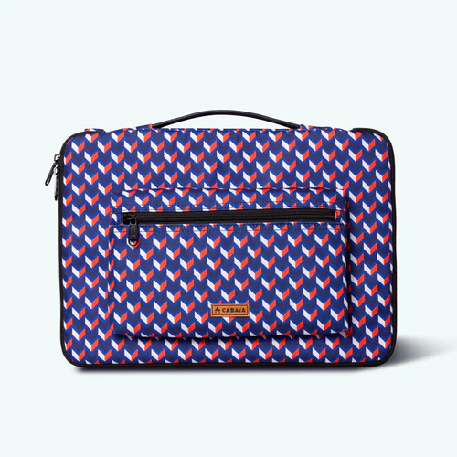 Cabaia Bankenviertel 13-tommer blåt laptop-sleeve