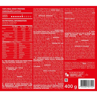 Prozis Real Whey Protein Chocolate 400 g 400 g