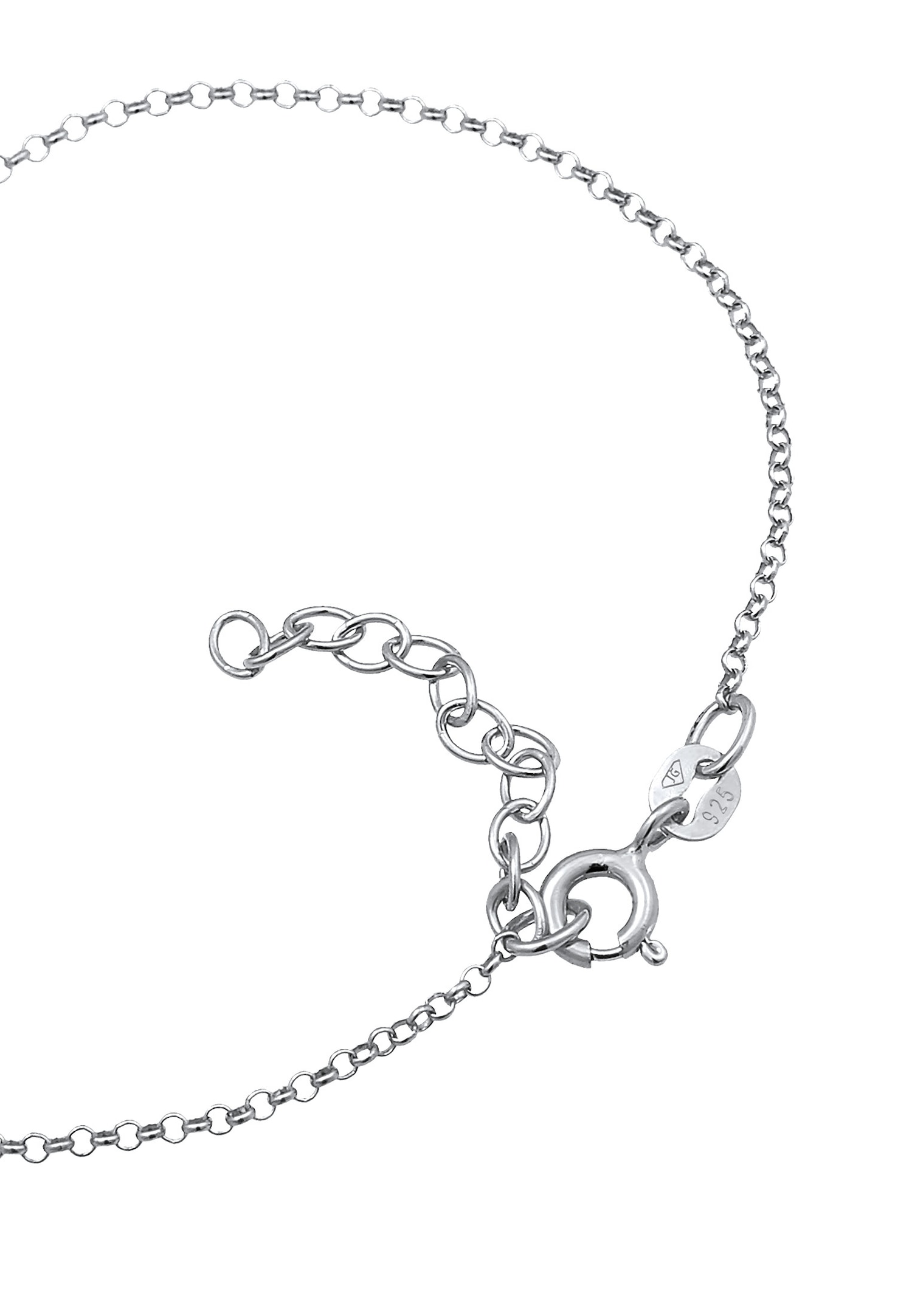 Elli Femmes pendentif lettre A Basique en argent sterling 925