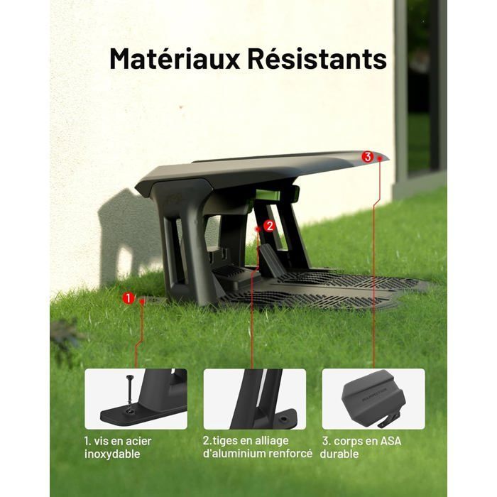 MAMMOTION Standard Garage for YUKA Mini 2 Series, LUBA 3 AWD Series, LUBA Mini 2 AWD Series, Shelter for Robotic Lawnmowers of the Series