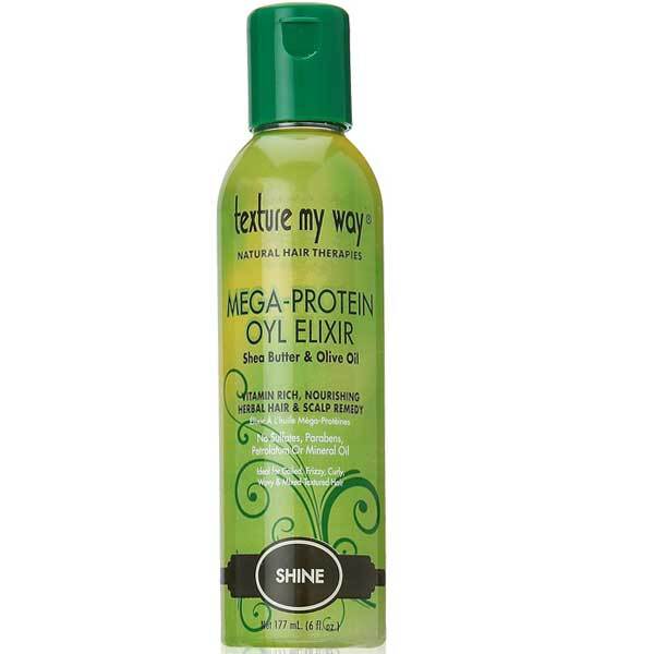 Afrikas bästa textur på min väg Mega Protein Oyl Elixir